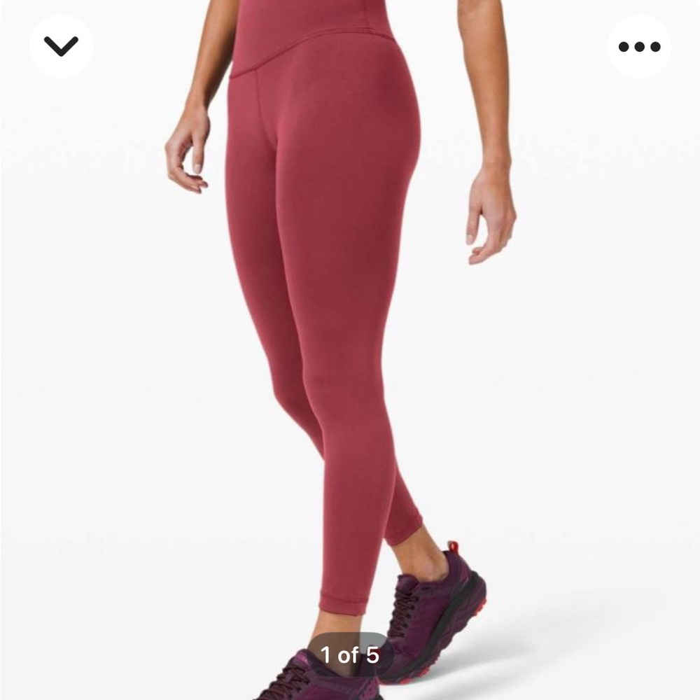 Lululemon Athletica Red Leggings